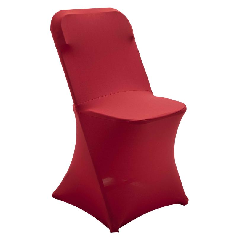 Housse de chaise pliante rouge