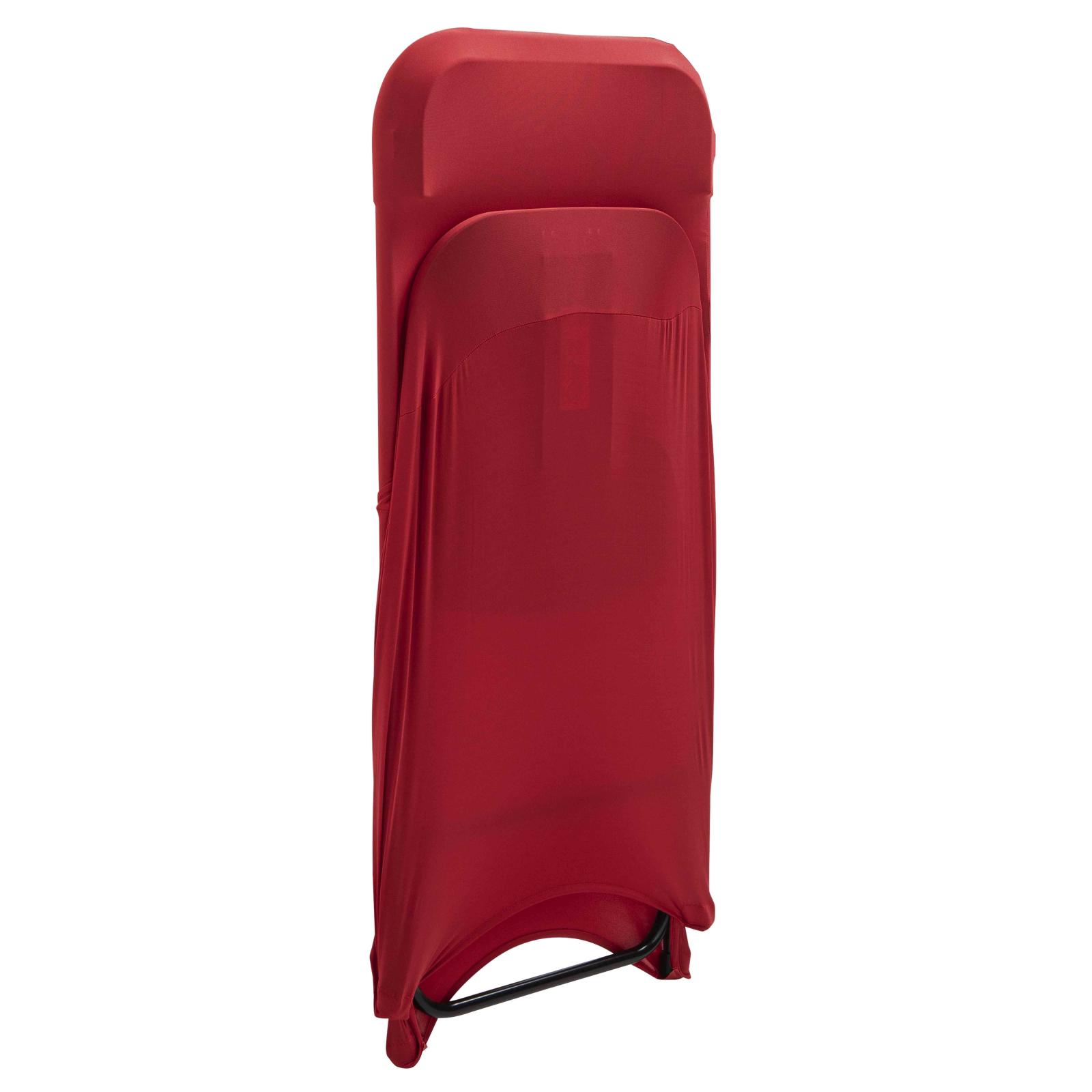 Housse de chaise pliante rouge Housse de chaise pliante rouge