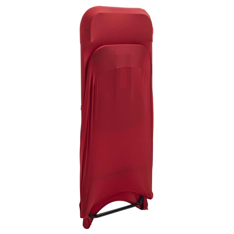 Housse de chaise pliante rouge