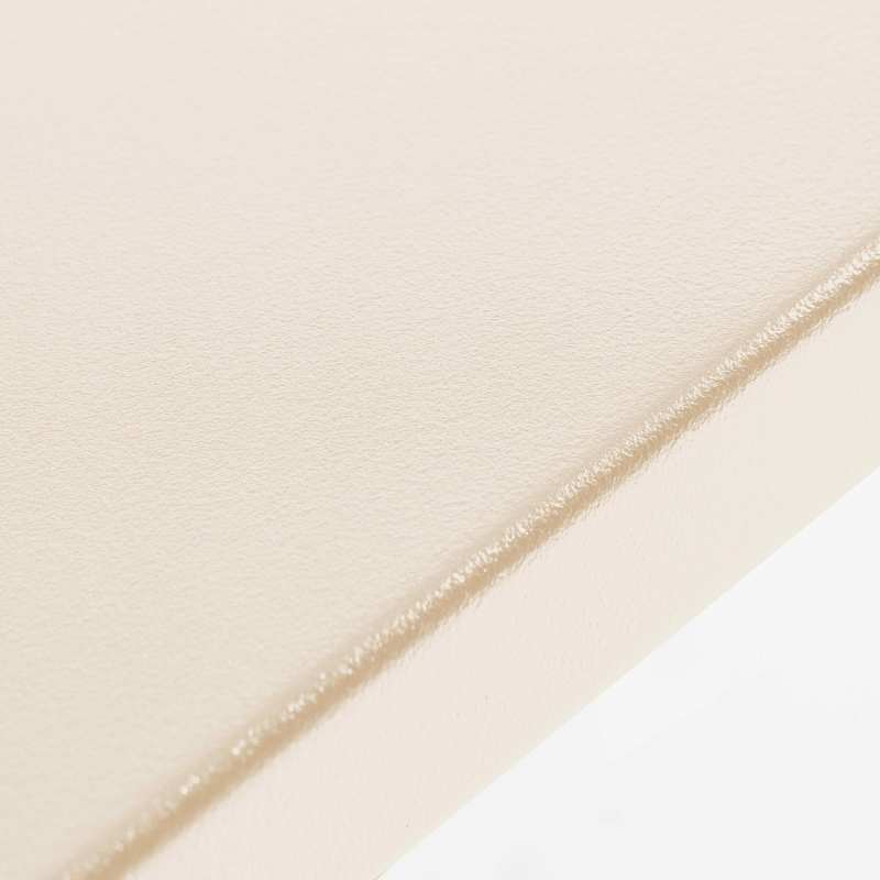 Table haute rectangulaire en métal 120 cm - 6 places