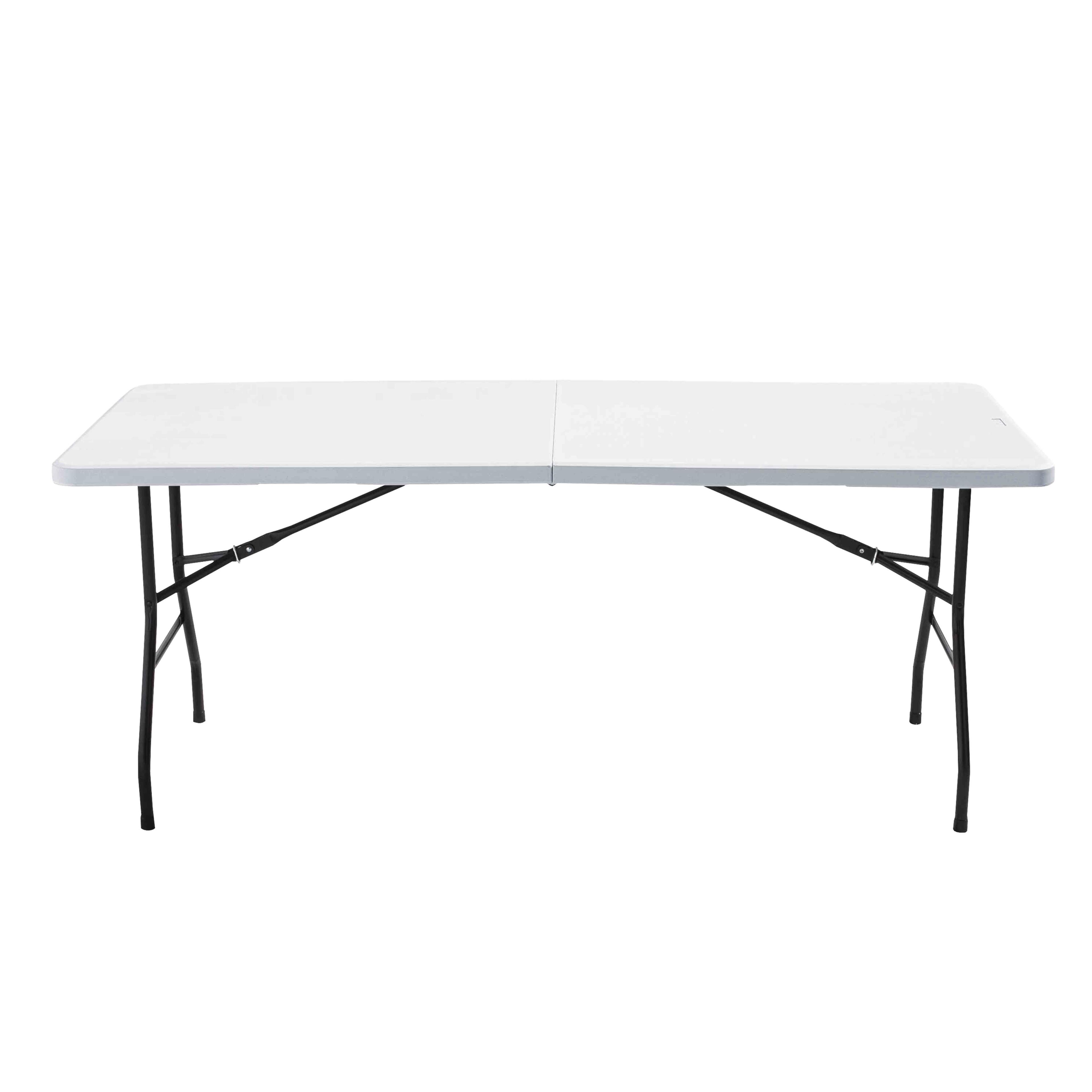 Table pliante 180x74x74cm, noir (1 pièce) - Dancovershop FR