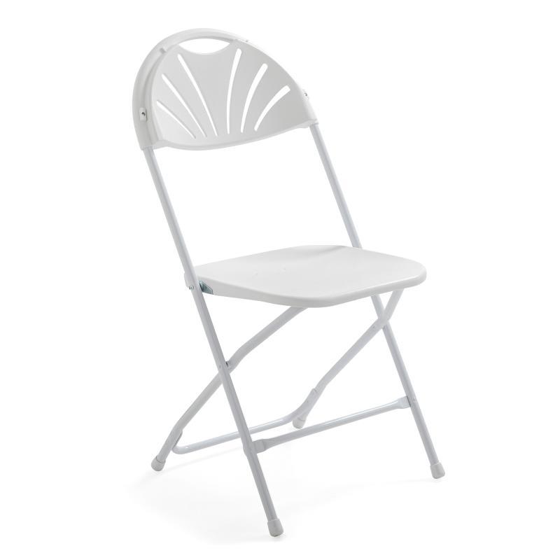 Chaise pliante et housse de chaise rouge 