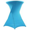 Mange-debout pliable et housse de mange debout turquoise