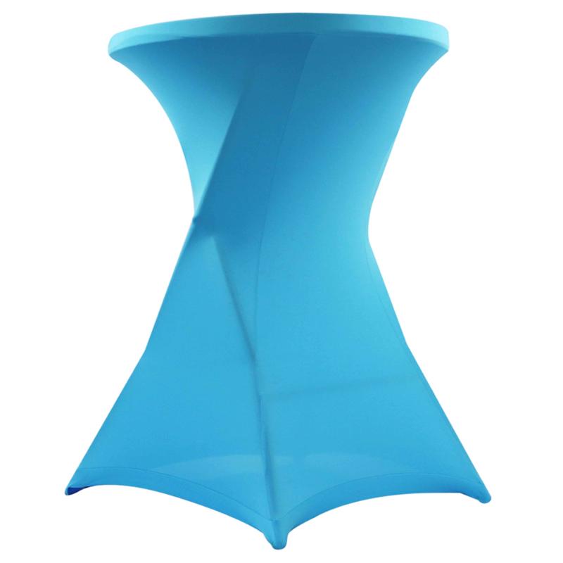 Mange-debout pliable et housse de mange debout turquoise