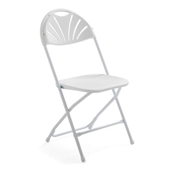 Chaise pliante et housse de chaise noire