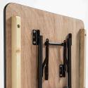 Table pliante bois 180 cm - Lot de 5