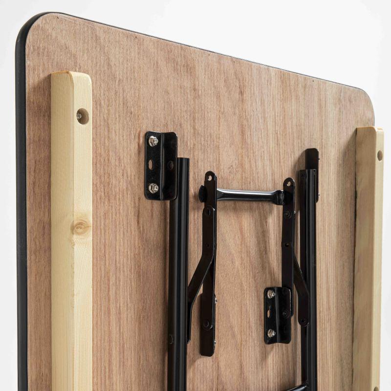 Table pliante en bois 180 cm - Lot de 10