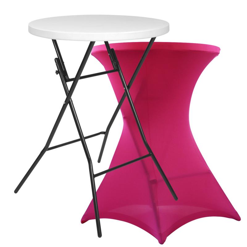 Mange debout pliant 110x80 et housse élastique rose