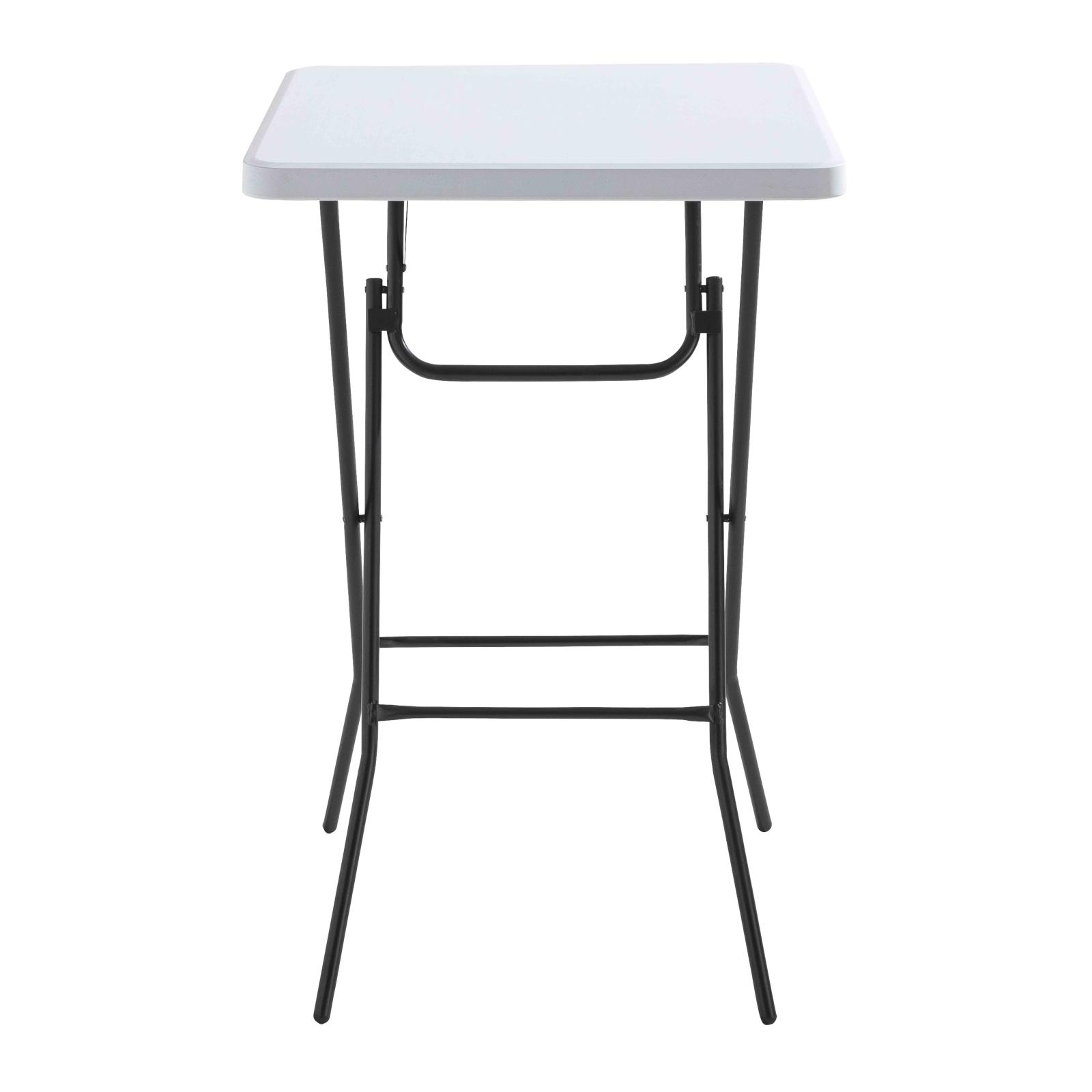 Housse de mange-debout carré noire 70x70x110 cm