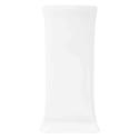 Housse blanche pour tabouret haut pliant