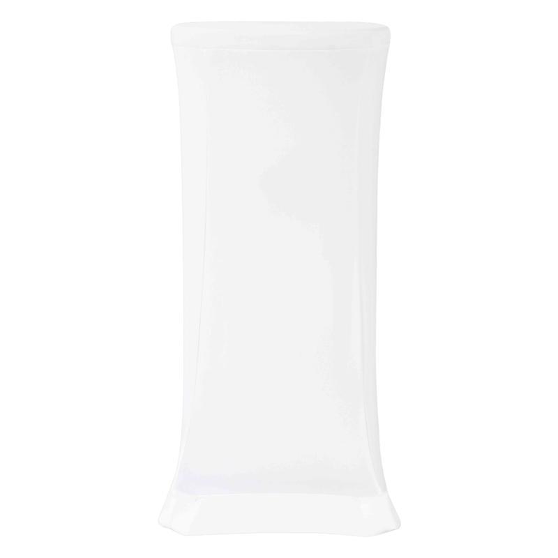 Housse blanche pour tabouret haut pliant