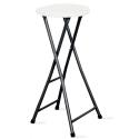 Housse blanche pour tabouret haut pliant