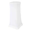 Housse blanche pour tabouret haut pliant