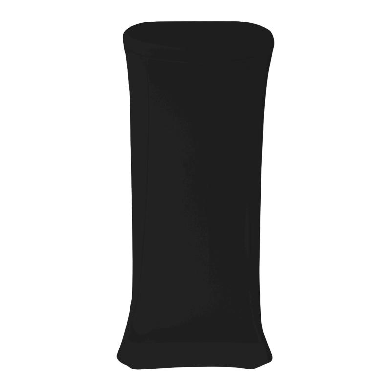 Housse de tabouret haut pliant noire