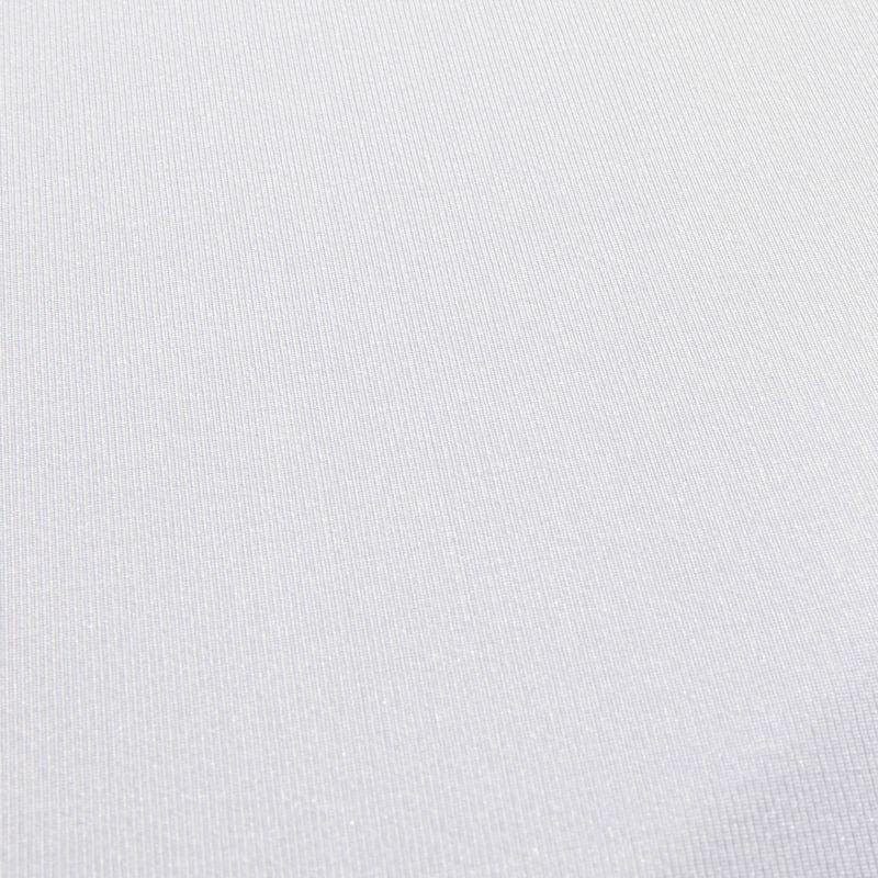 Table pliante 180cm avec 4 rehausseurs et nappe stretch blanche
