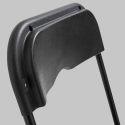 50 chaises pliantes noires+ Chariot de transport