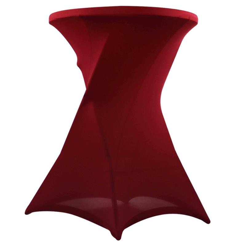 Mange debout pliant 80 cm avec housse bordeaux