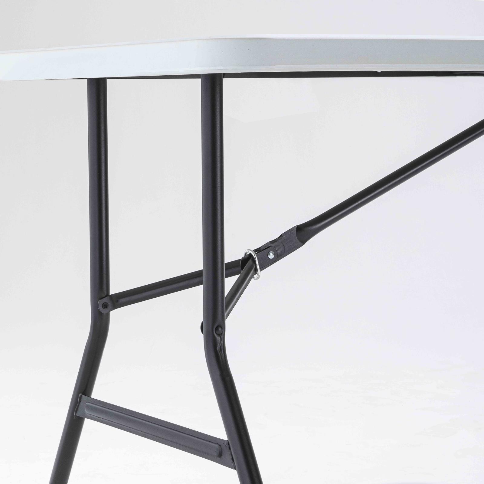 Lot de 18 tables pliantes monobloc 180 cm + chariot de transport Lot de 18 tables pliantes monobloc 180 cm + chariot de transport
