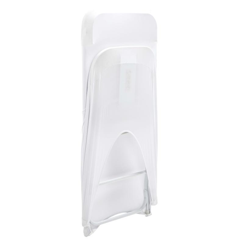 Housse de chaise pliante blanche