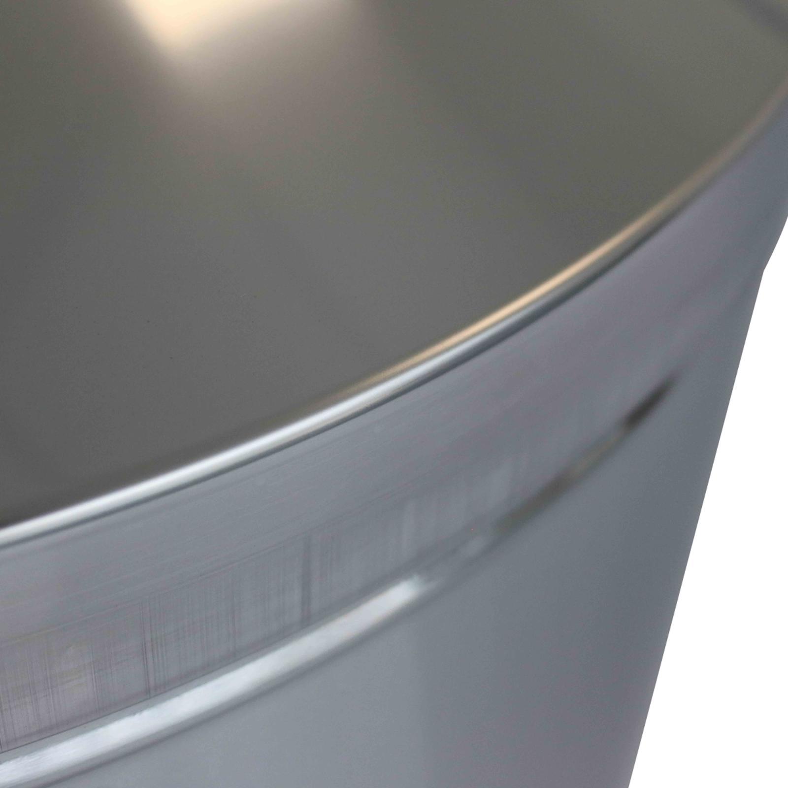 Poubelle ronde en acier inoxydable - 240 L Poubelle ronde en acier inoxydable - 240 L