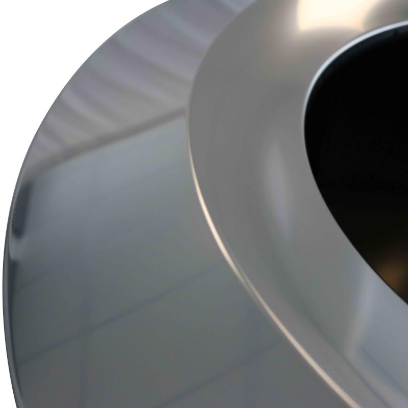 Poubelle ronde en acier inoxydable - 240 L