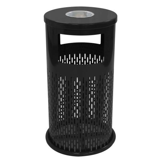 Poubelle d'extérieur + cendrier - 30L