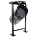 Poubelle d'extérieur sur pieds avec cendrier - 30L