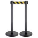 Poteaux de guidage à sangle travaux