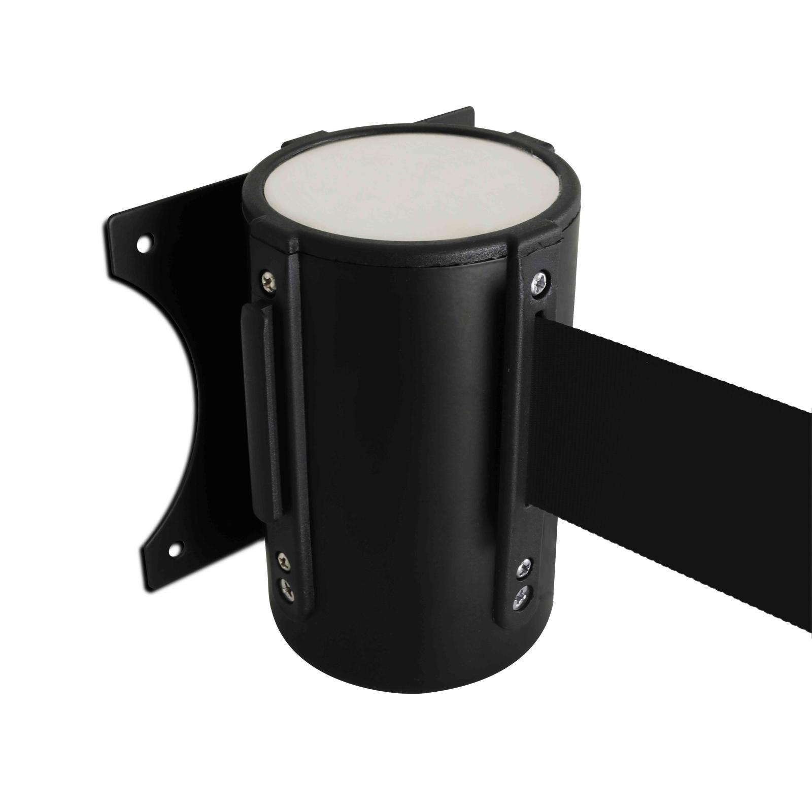 Enrouleur mural sangle noire 5 m