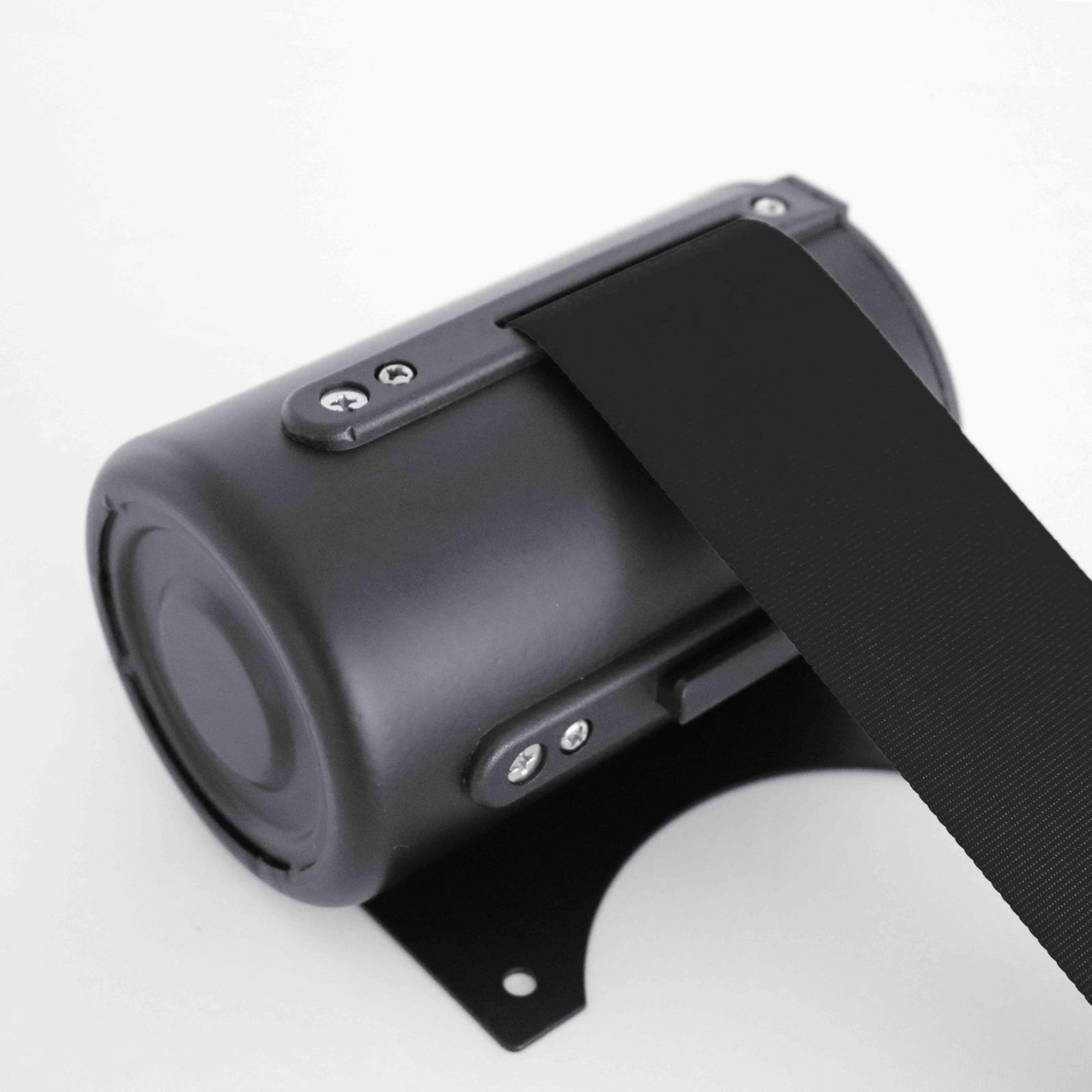 Enrouleur mural sangle noire 5 m