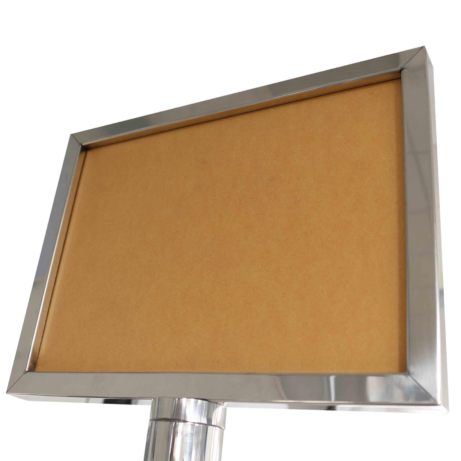 Porte affiche pour poteau de signalisation