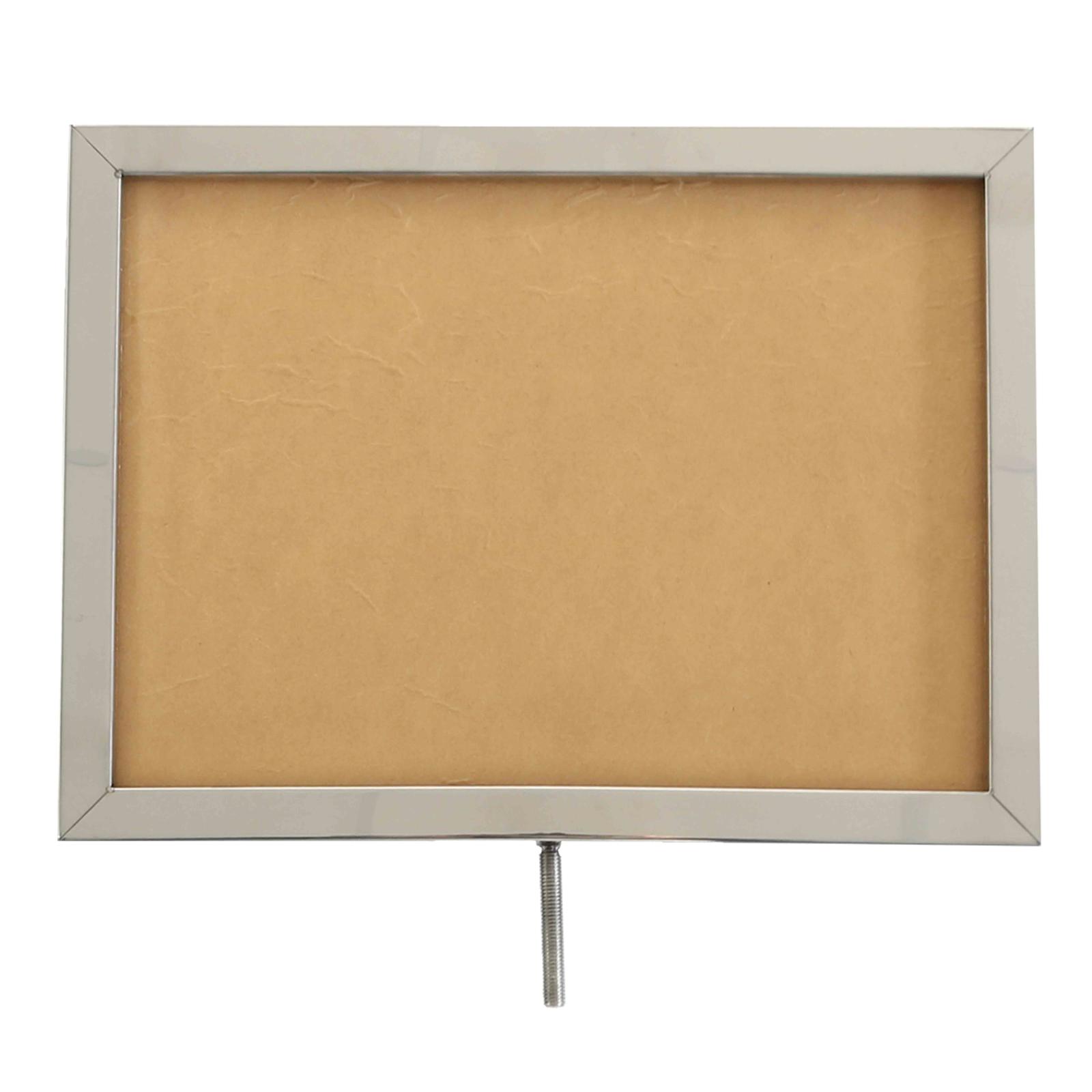 Porte affiche pour poteau de signalisation