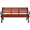 Banc extérieur avec dossier 150 cm