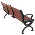 Banc extérieur avec dossier 150 cm