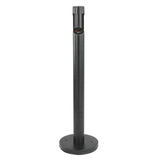 Cendrier extérieur à fixer au sol noir