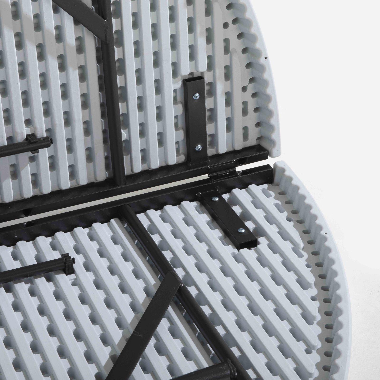 Table pliante ronde ⌀150cm PEHD