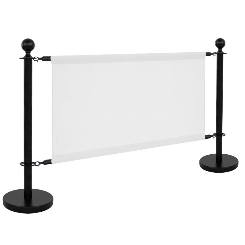 Toile blanche pour séparateur de terrasse 100x69cm