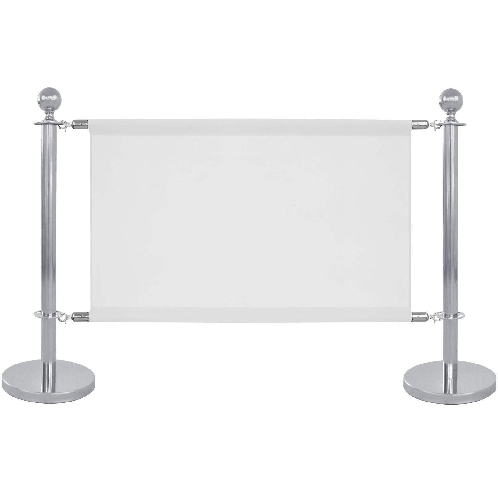 Toile blanche pour séparateur de terrasse 100x69cm