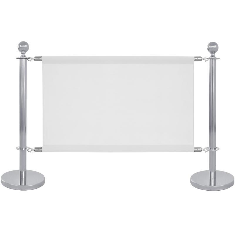 Toile blanche pour séparateur de terrasse 100x69cm