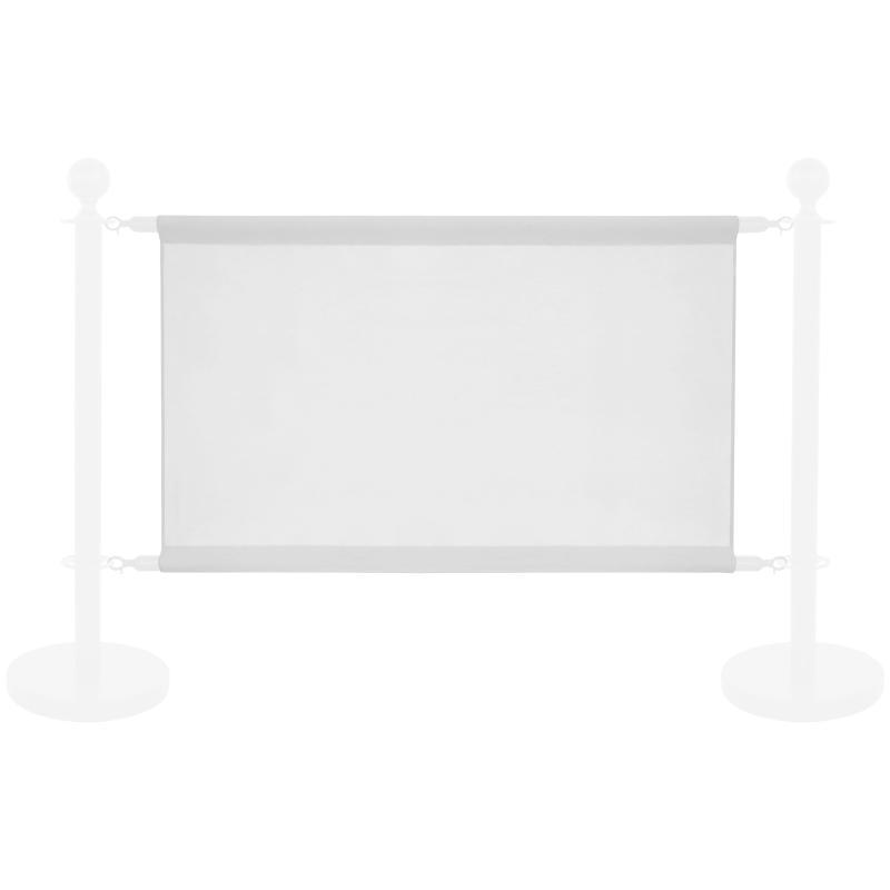 Toile blanche pour séparateur de terrasse 100x69cm