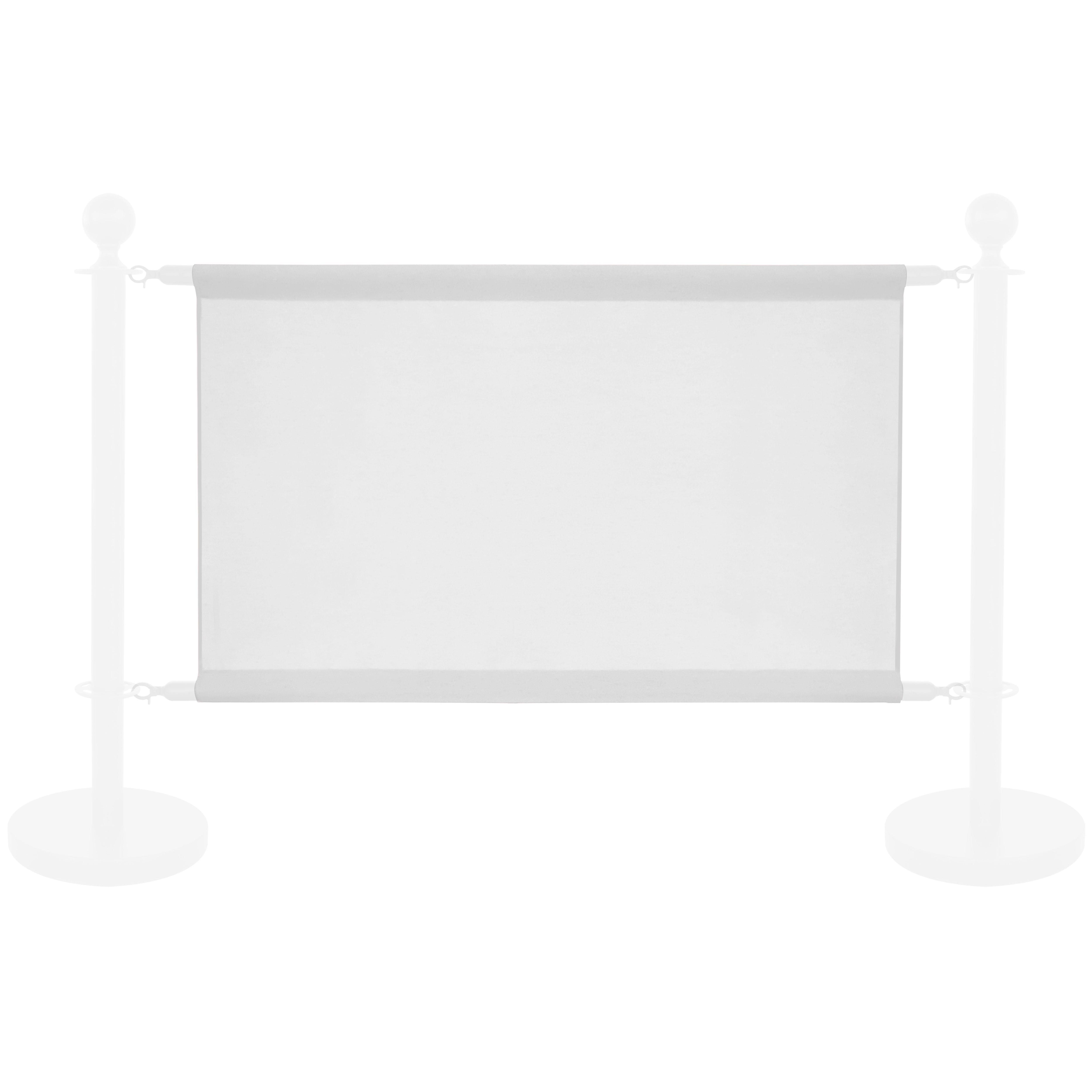 Toile blanche pour séparateur de terrasse 100x69cm