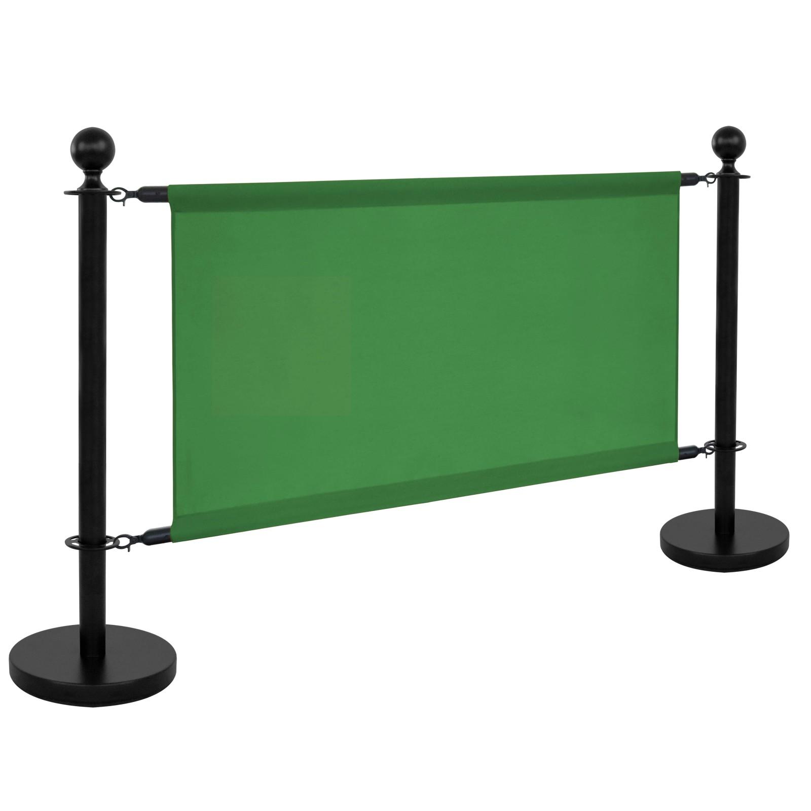 Toile verte pour séparateur de terrasse 100x69cm