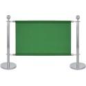 Toile verte pour séparateur de terrasse 100x69cm
