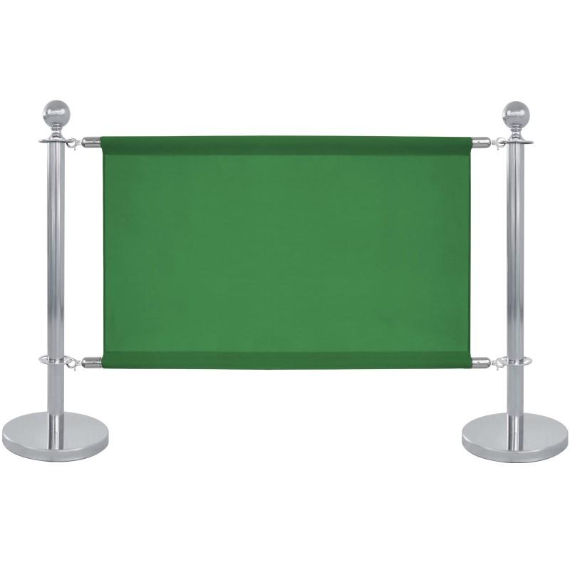 Toile verte pour séparateur de terrasse 100x69cm