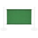 Toile verte pour séparateur de terrasse 100x69cm