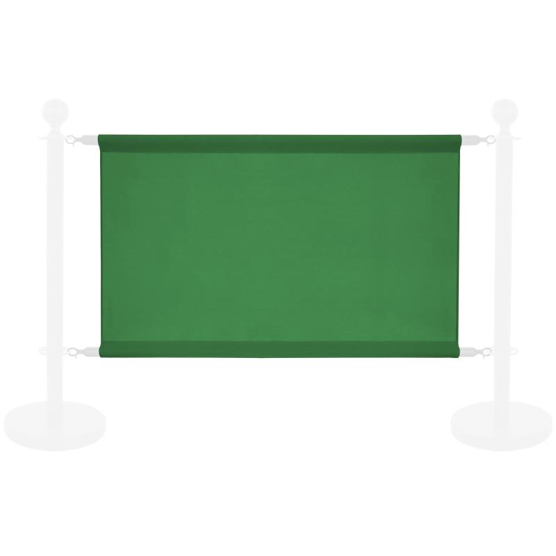 Toile verte pour séparateur de terrasse 100x69cm
