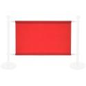 Toile rouge pour séparateur de terrasse 100x69cm