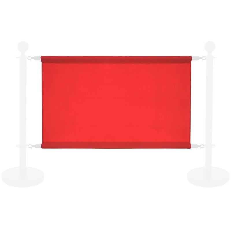 Toile rouge pour séparateur de terrasse 100x69cm