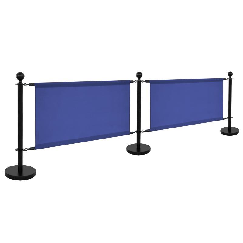 Toile bleue pour séparateur de terrasse 100x69cm