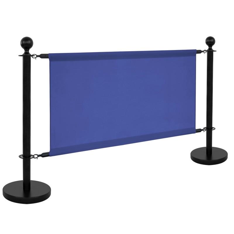 Toile bleue pour séparateur de terrasse 100x69cm